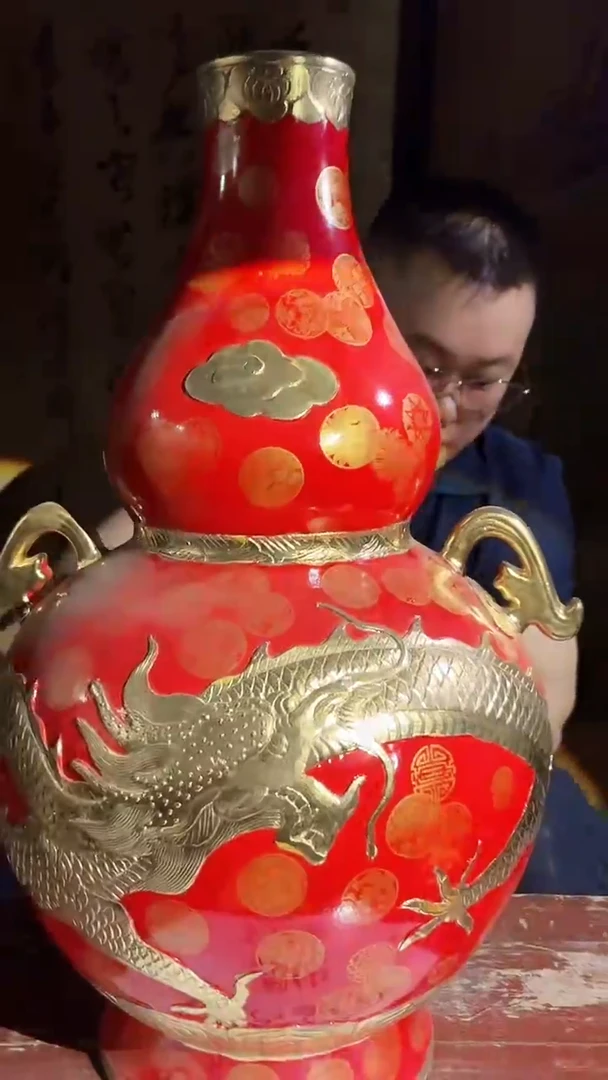 摆件景德镇陶瓷流水254