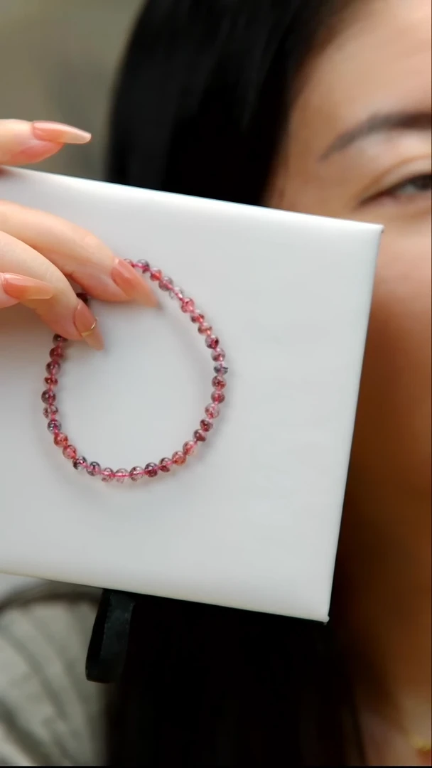 未镶嵌手串水晶超七手串  多样性发一