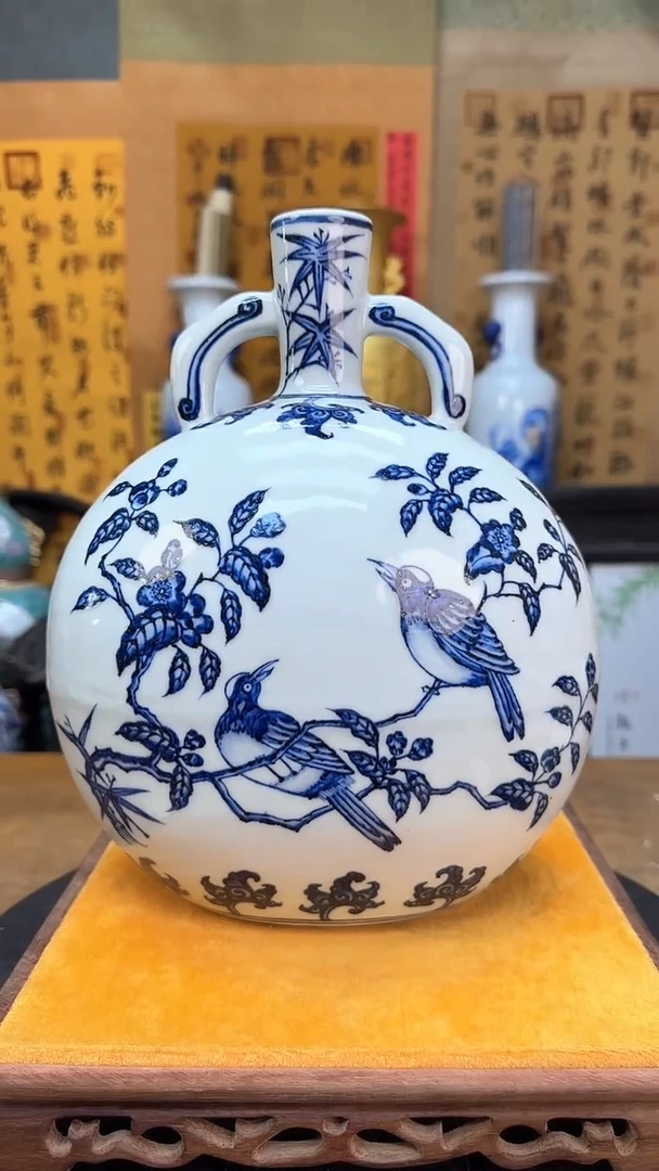 【闪购商品】瓶景德镇陶瓷客厅摆件