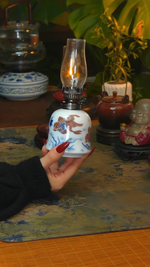 【闪购商品】景德镇陶瓷灯摆件