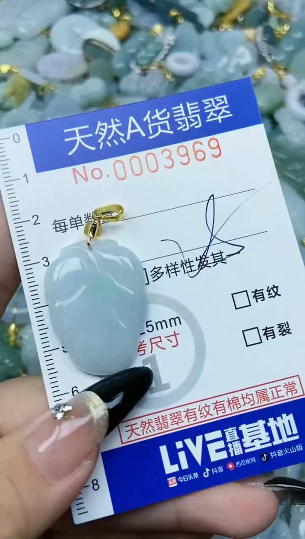 【闪购商品】翡翠颈饰未镶嵌天然A货翡翠