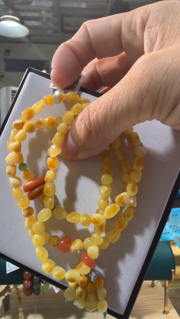 蜜蜡项链未镶嵌优003