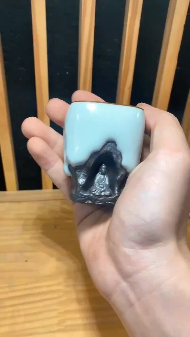 瓷片蓝陶瓷茶具茶器