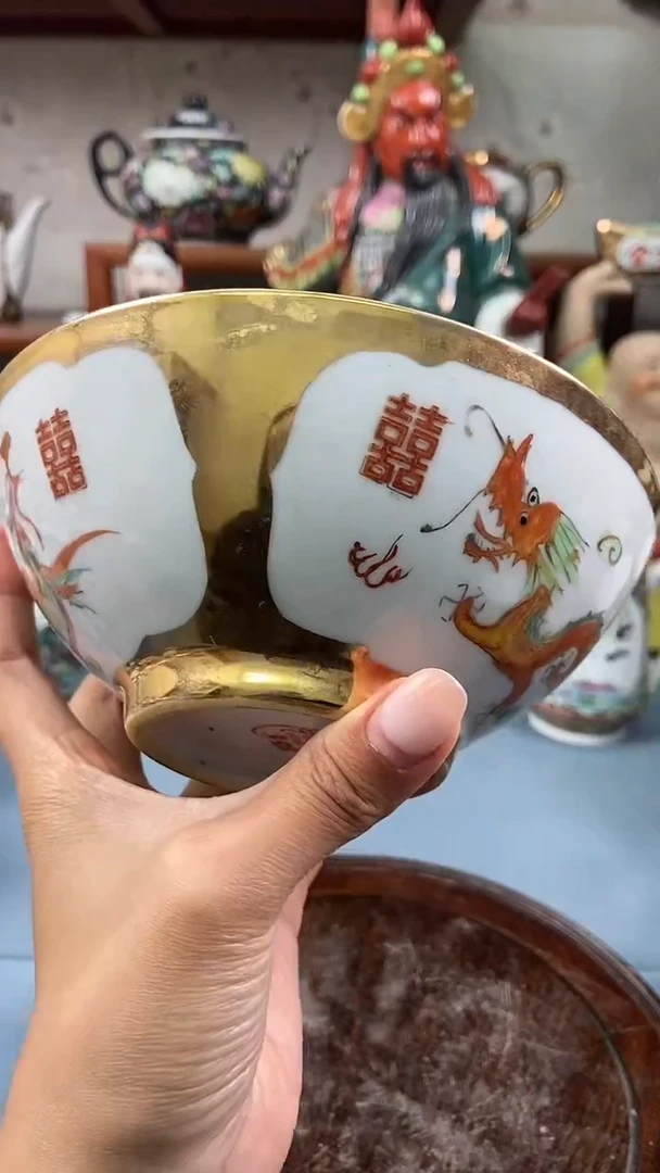 瓷片微瑕慎拍景德镇窑老厂瓷器单件