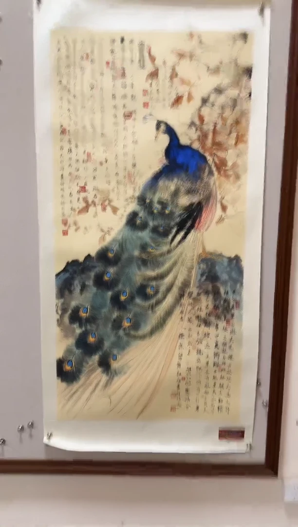 国画周虹岐-国画花鸟8平尺