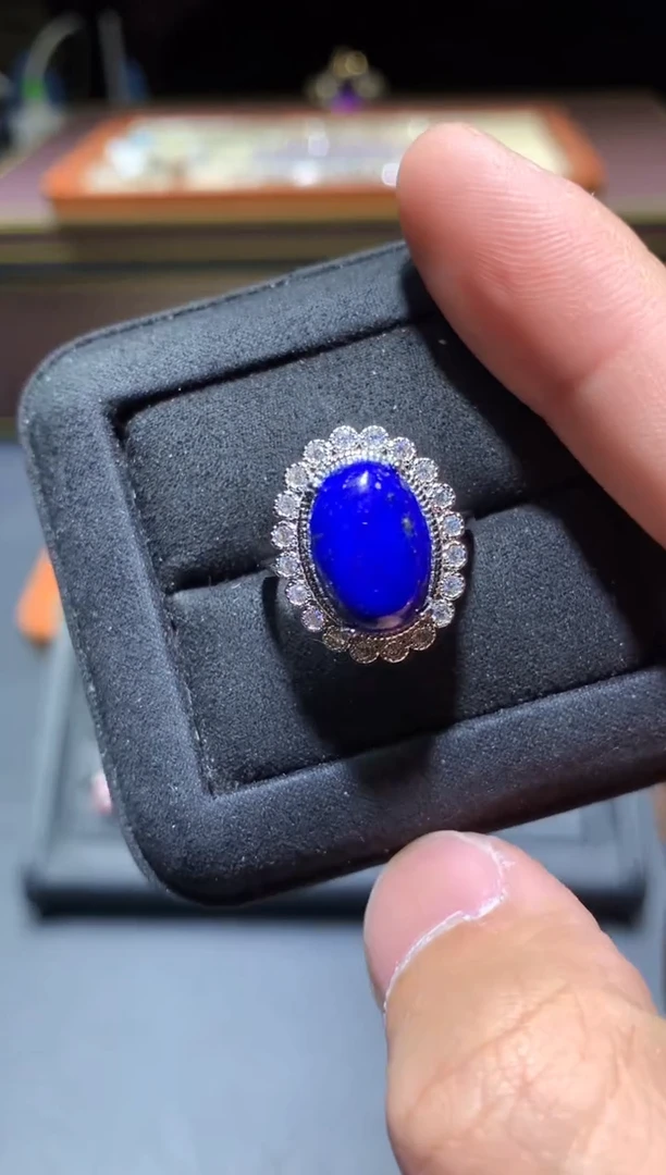 【闪购商品】青金石戒指未镶嵌P45【多样性发其一】