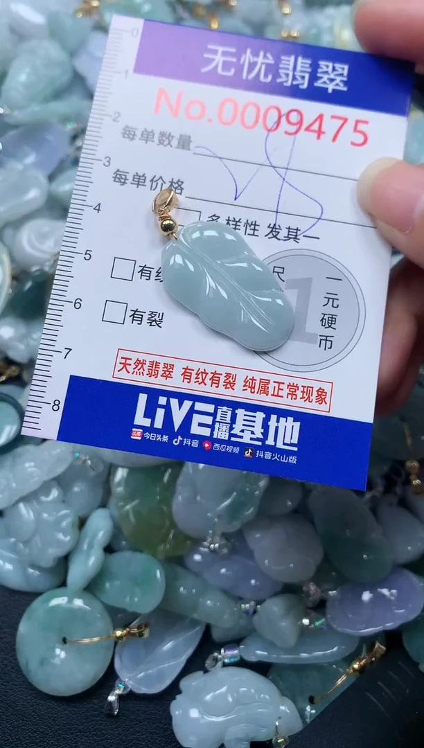 颈饰未镶嵌翡翠9475