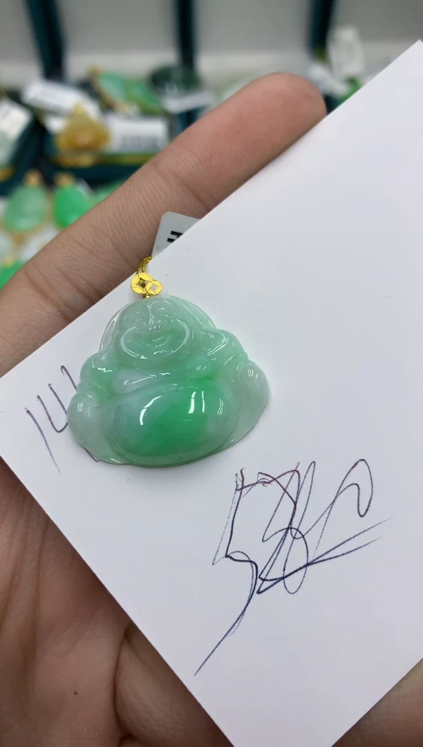 【闪购商品】翡翠颈饰18K金镶嵌号链接1111111