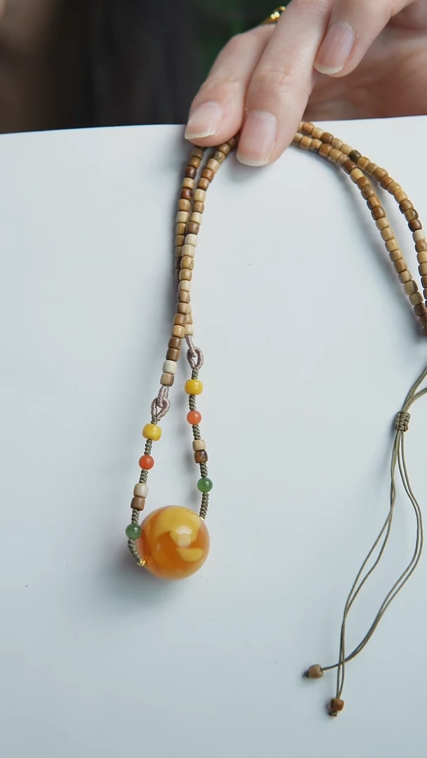 【闪购商品】蜜蜡颈饰未镶嵌蜜蜡单珠项链