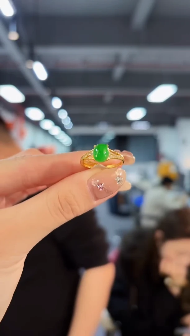 【闪购商品】翡翠戒指未镶嵌缅料A货/支持复检/一件