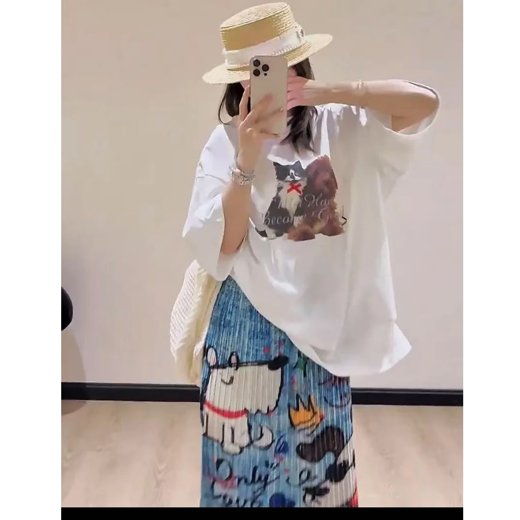 胖MM时尚百搭宽松夏季套装