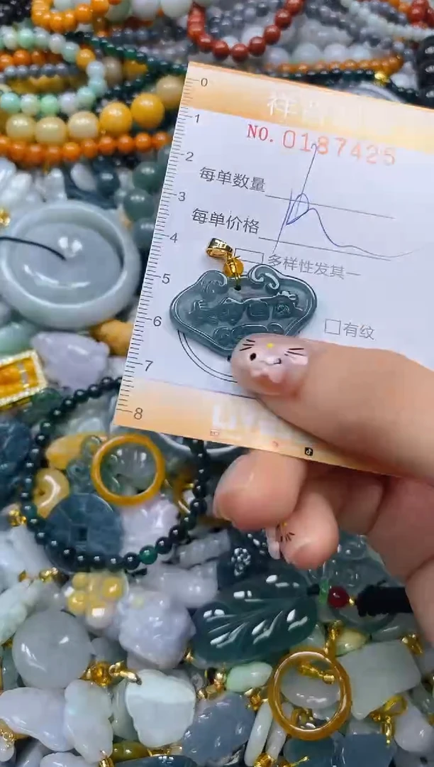 翡翠未镶嵌颈饰闪购0187425多样性发其一