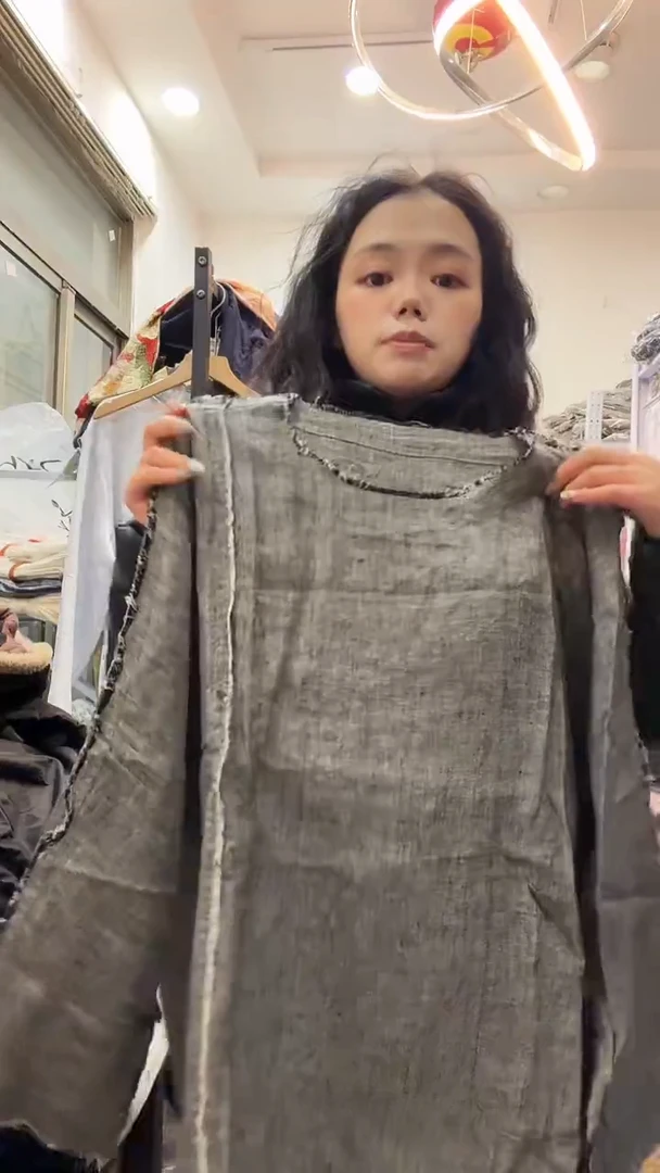常规款NO退NO换 A汉麻大袍子上衣