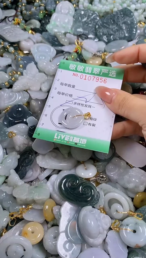 【闪购商品】翡翠颈饰未镶嵌闪购0107956多样性发其一