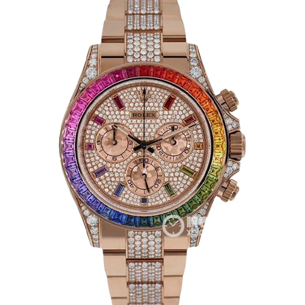 99新 Rolex/劳力士 老佛爷/劳力士116505后盘后钻/自动/单表/40mm
