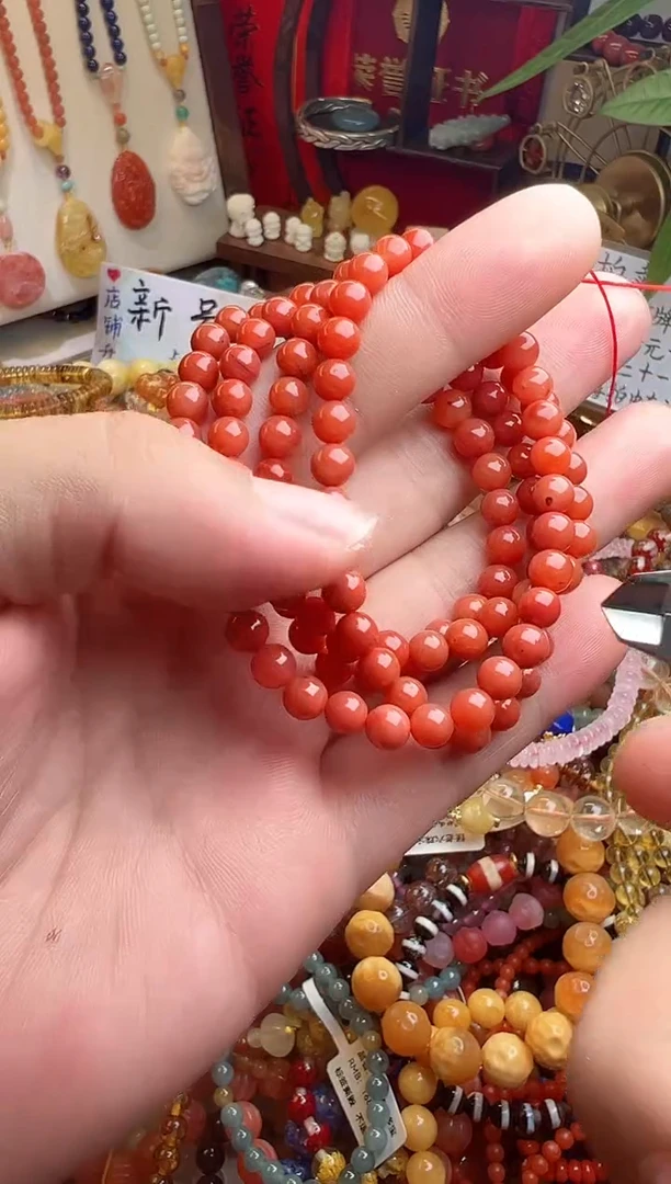 未镶嵌手链南红玛瑙懋* （一物一件）006639
