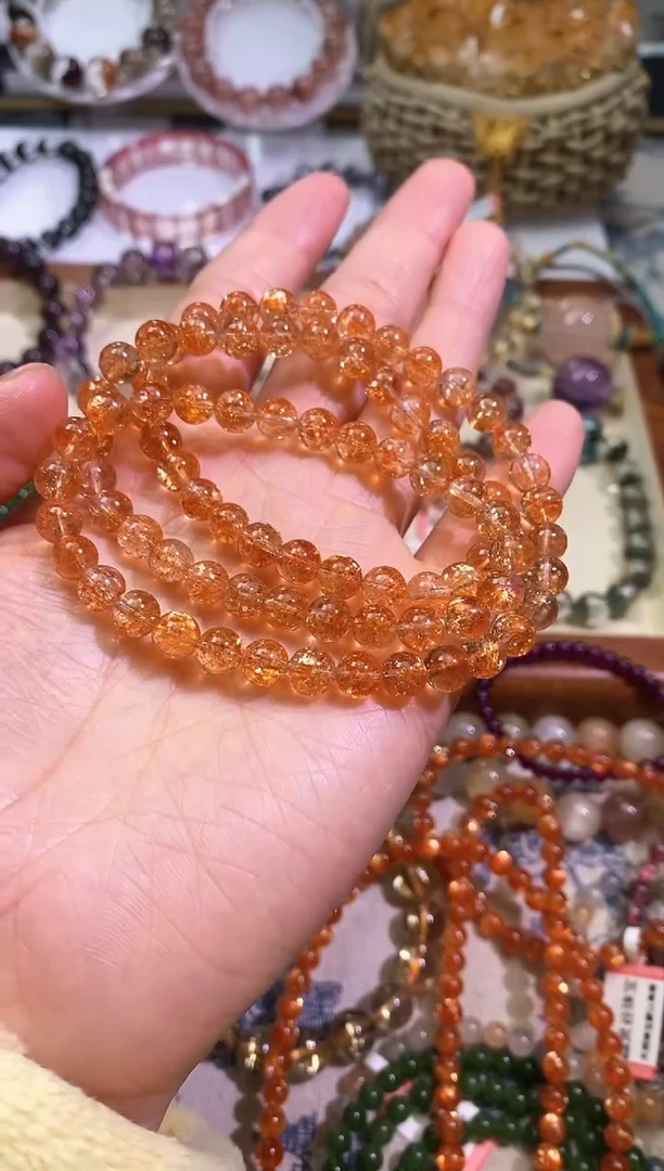 未镶嵌手链长石春**晚金太阳