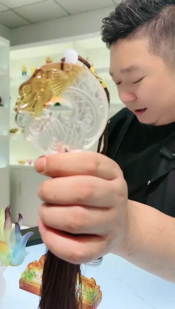 【闪购商品】茶宠古法琉璃鱼化龙大号