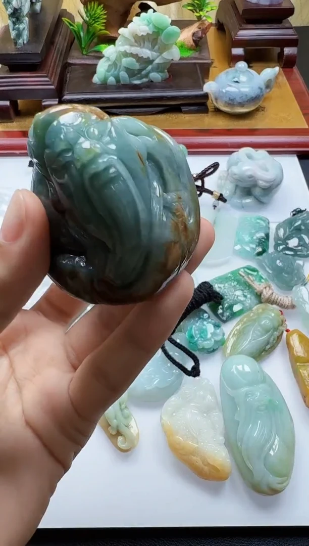 吊坠(不含链)未镶嵌翡翠1