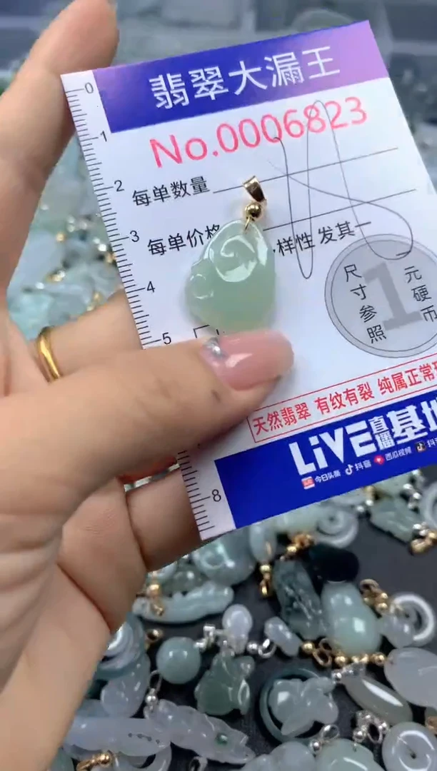 颈饰未镶嵌翡翠6823
