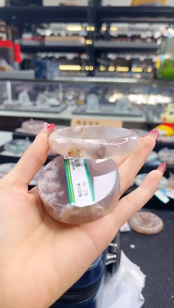 未镶嵌手镯石英质玉62圈口 （赠品镯心）618955