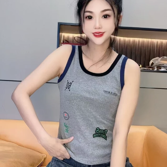 90291#洋气时尚背心(衣长55cm左右)