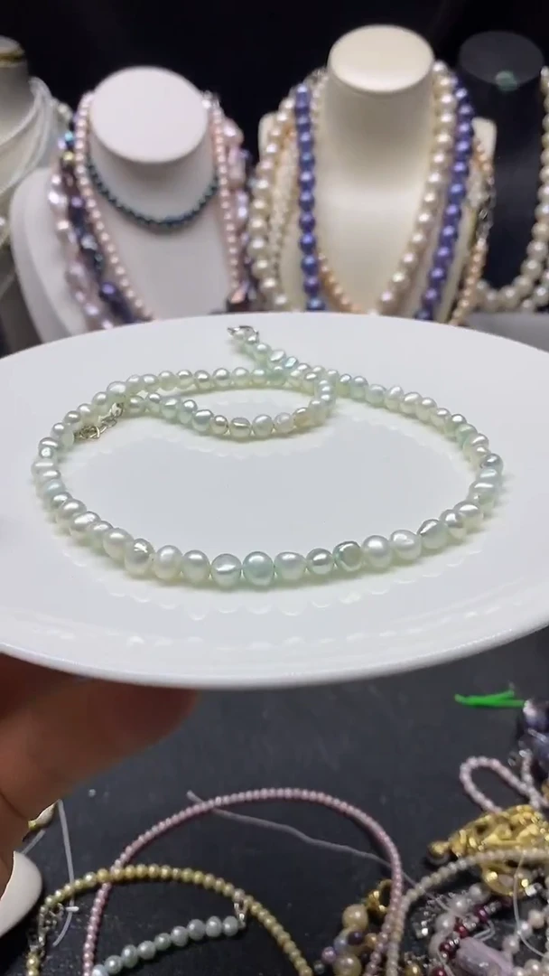 颈饰未镶嵌淡水珍珠多人