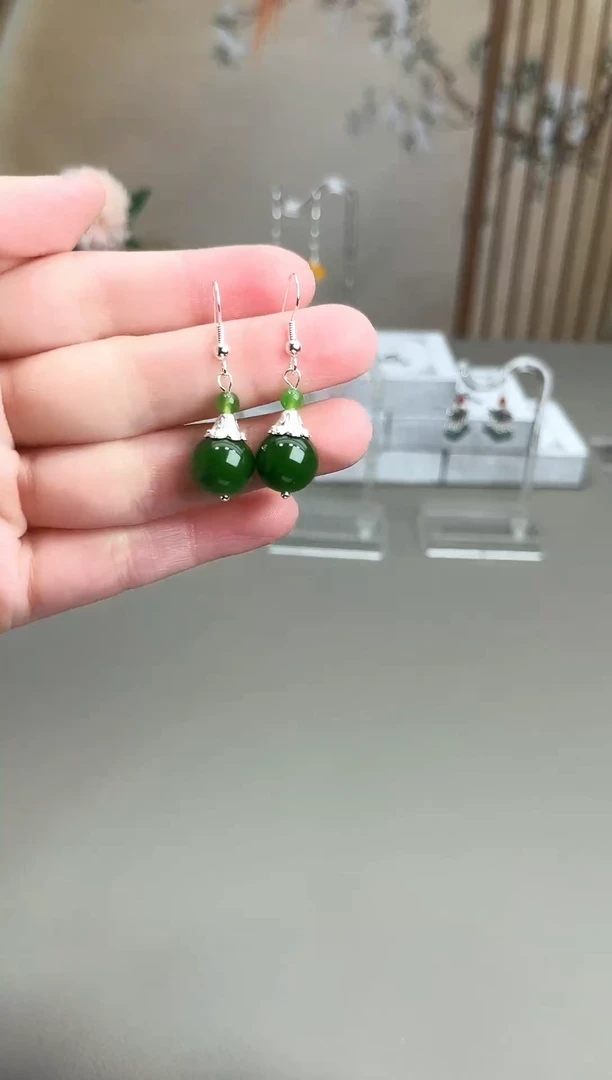 未镶嵌耳饰玛瑙/玉髓733