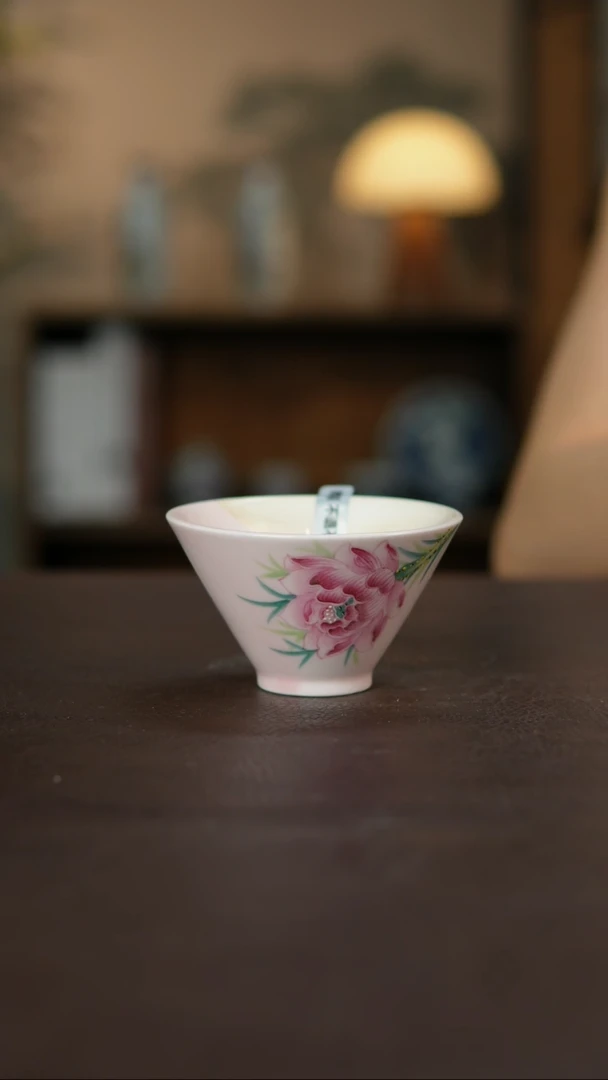 杯景德柴烧手作微瑕