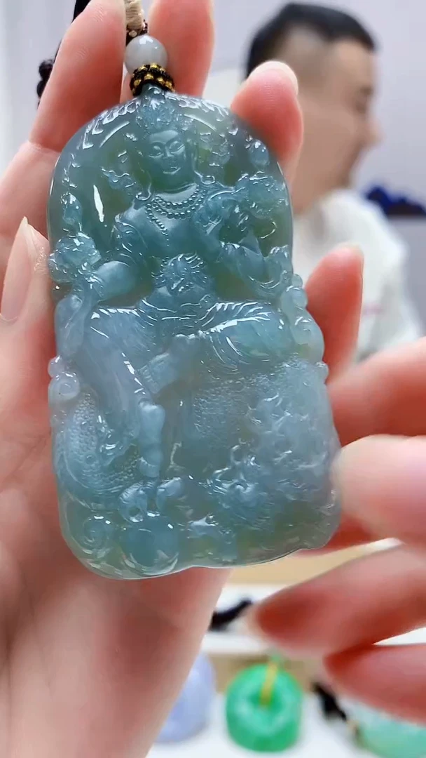 未镶嵌定制翡翠4898zm-毛货挂件193
