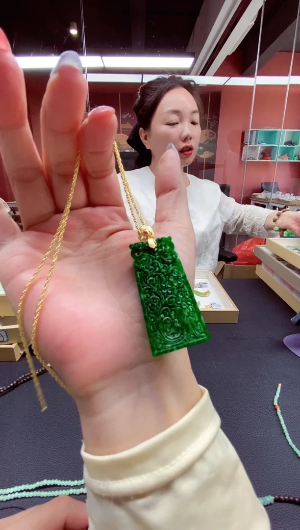 颈饰未镶嵌翡翠翡翠吊坠