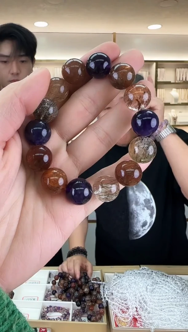 【闪购商品】水晶超七手串未镶嵌16+多样性发一件 超七