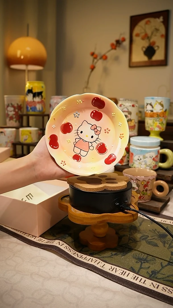 杯子【不带盒子】605高温釉下彩