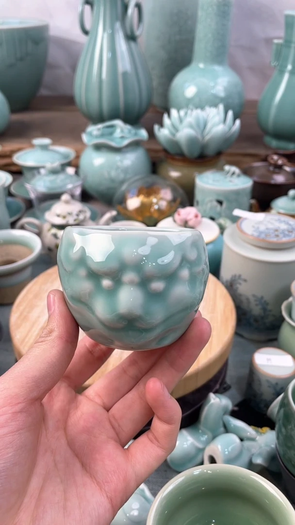 【闪购商品】正品 慧仙青瓷 主人杯