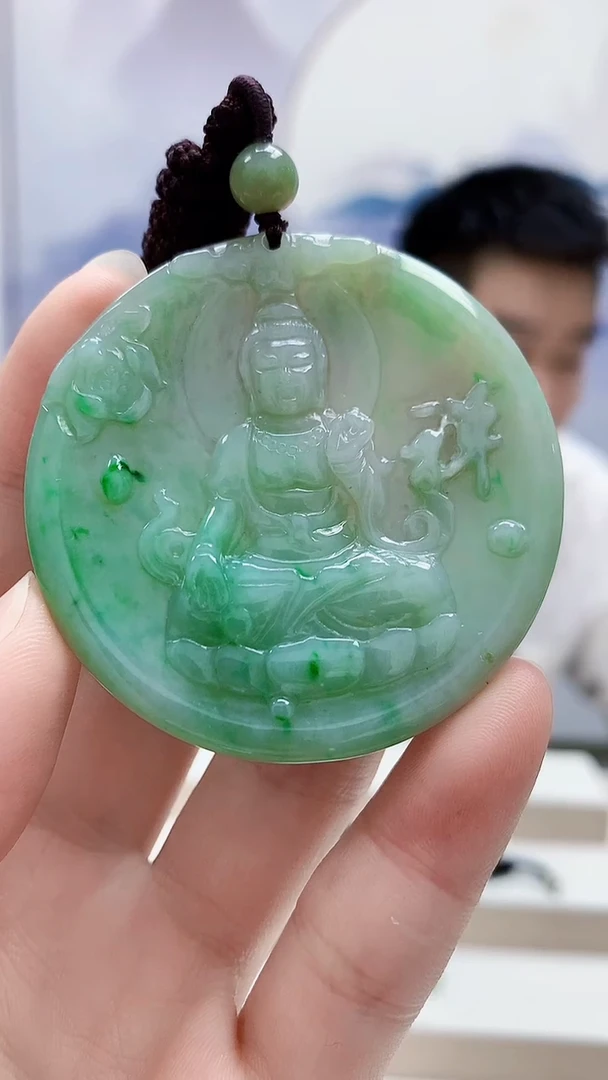 未镶嵌定制翡翠5028ry-毛货挂件54