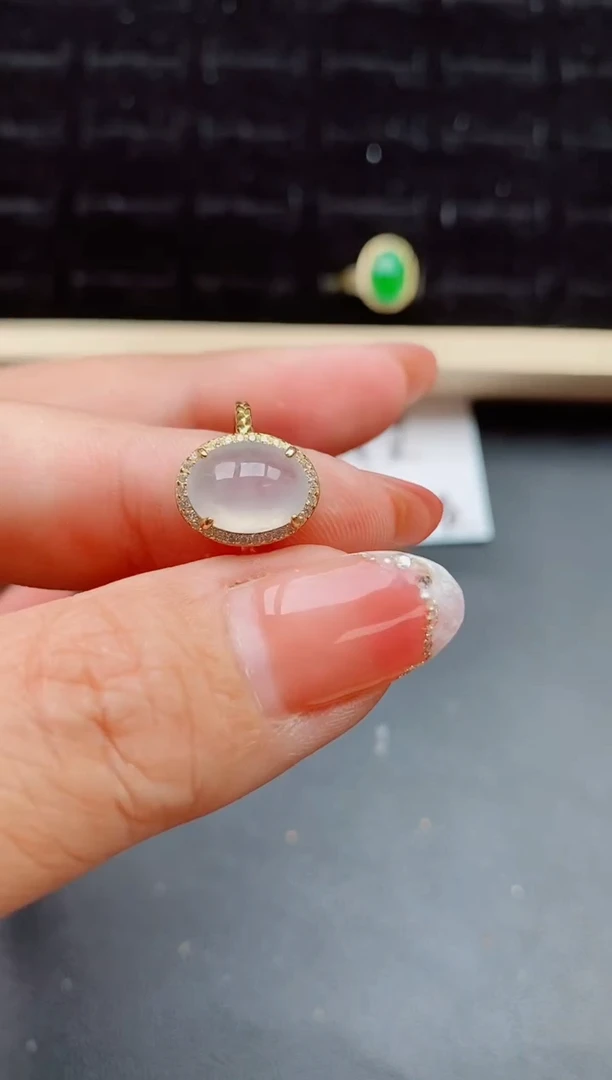 【闪购商品】翡翠戒指银S925镶嵌563566