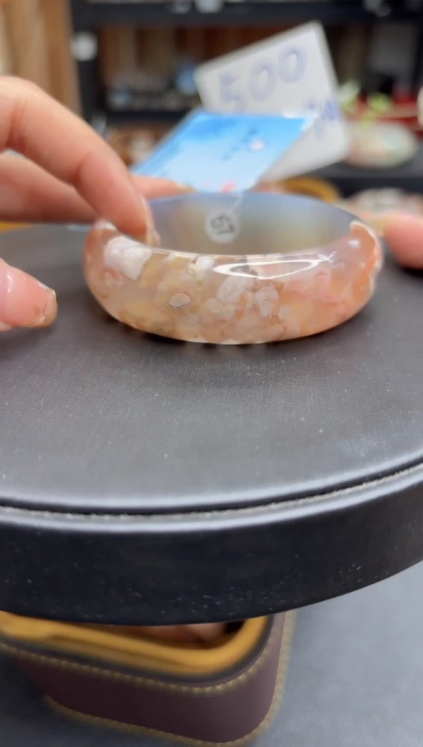 未镶嵌手镯石英质玉A266(57圈赠送镯心)