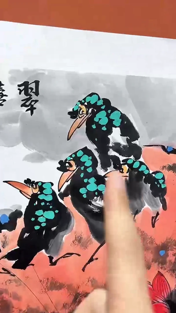 国画郑乐华手绘绘画作品17-51