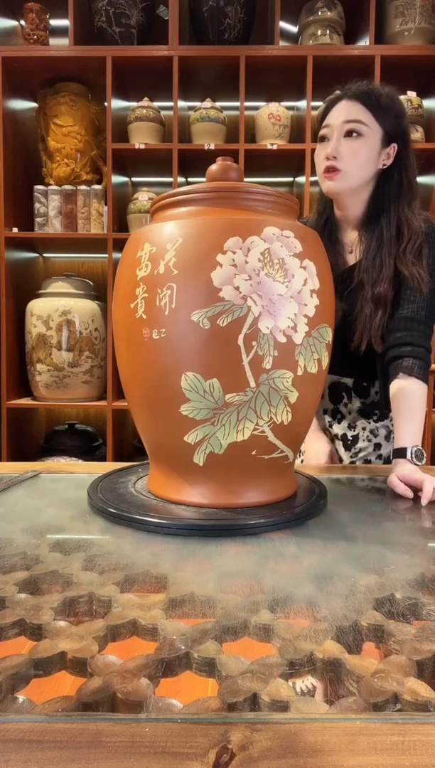 罐云南建水紫陶大号复烧缸@10