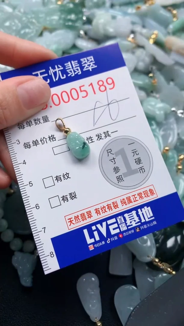颈饰未镶嵌翡翠5189