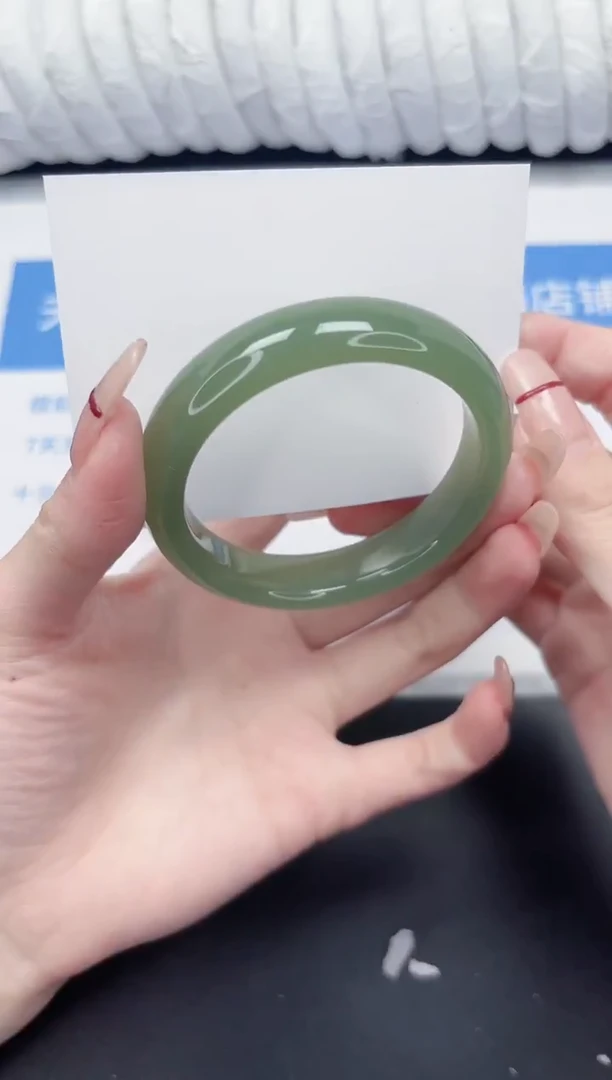 未镶嵌手镯石英质玉16-58.2QHS