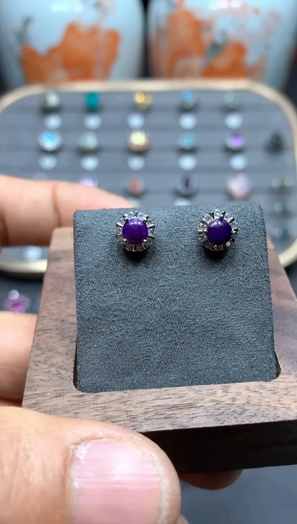 【闪购商品】苏纪石（舒俱来）耳钉未镶嵌W101（随机性发货只发一单）