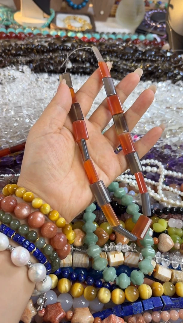 未镶嵌玛瑙/玉髓珠宝半成品多宝玛瑙