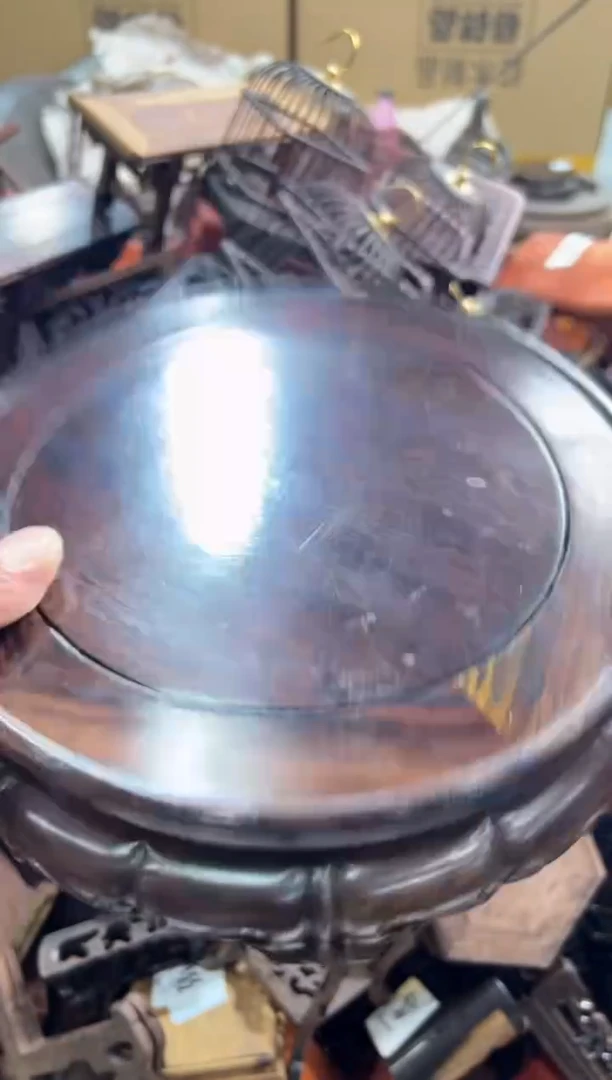 木358瑕疵底座花架摆件处理