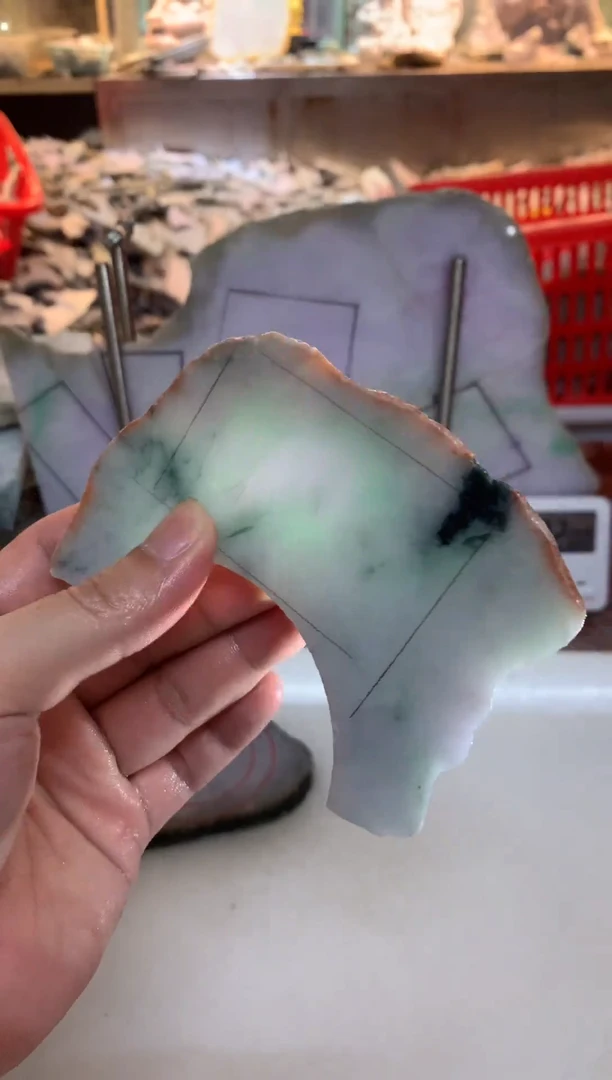 裸石翡翠0朗0翡翠珠宝619