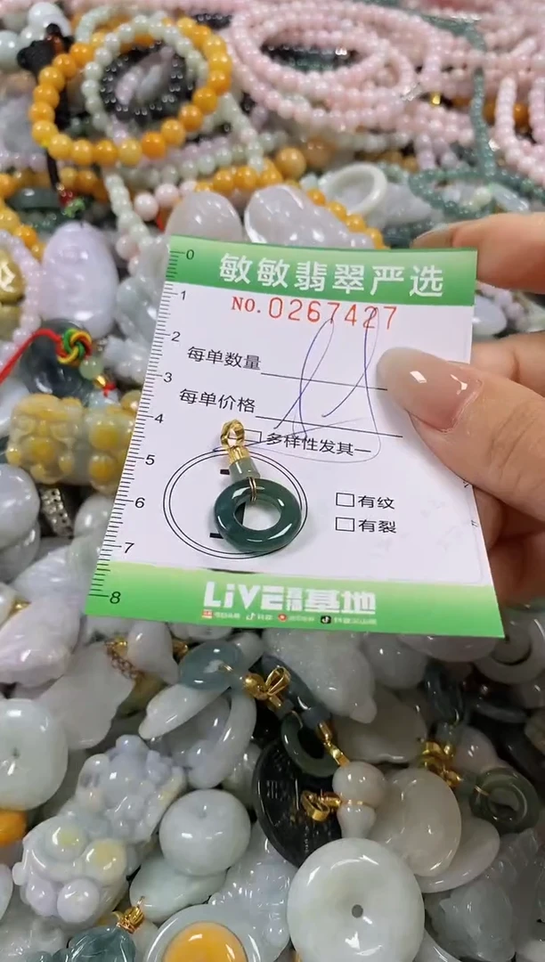翡翠未镶嵌颈饰闪购0267427多样性发其一
