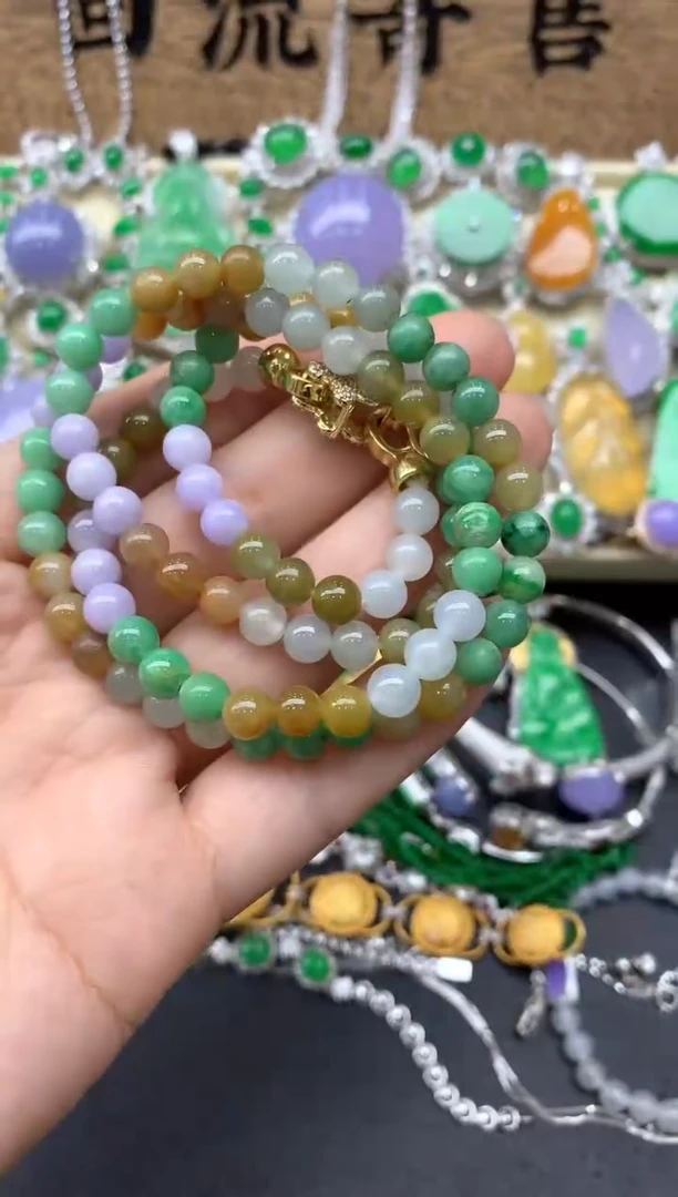 【闪购商品】翡翠手链未镶嵌55中国好珍宝