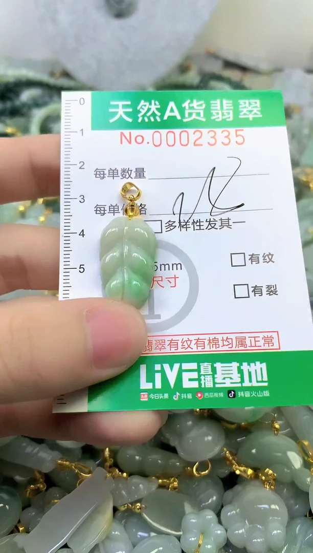 颈饰未镶嵌翡翠天然缅甸A货翡翠
