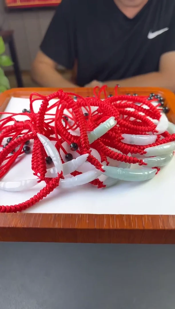 未镶嵌手绳翡翠缅甸天然翡翠莲藕手绳 多样性发一