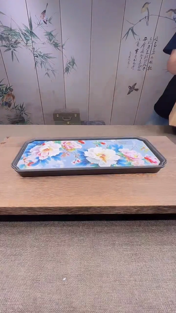 花开富贵吸水茶盘TJ134
